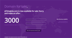 Desktop Screenshot of echinajobs.com